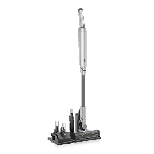 【Amazon.co.jp限定】 Shark シャーク 掃除機 スティック クリーナー LC600JGYNC EVOPOWER SYSTEM BOOST 静か コードレススティック 充電ドック付き フロストグレイ