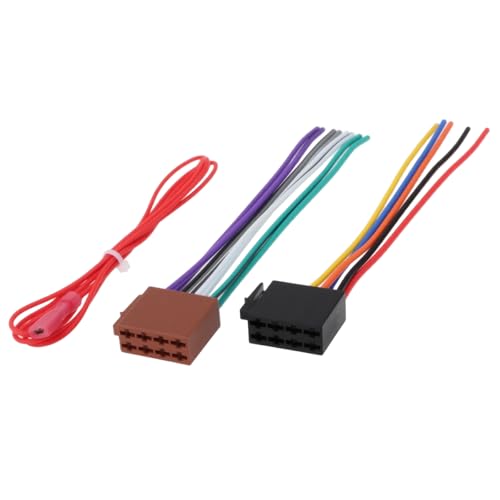 SING F LTD 1 Set Car Audio Power Harness Kit Compatible with Kenwood DMX4707S DMX47S Video Cable Speaker Cable