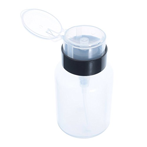 So Beauty 1pcs Empty Pump Dispenser For Nail Art Polish Remover 200ML Cylinder Bottle - Thumbnail 2