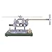 KAROYD Stirling Engine Helicopter Model, ENJOMOR Metal Helicopter Gamma Hot Air Stirling Engine Model, DIY Assembly Stem Educational Toy