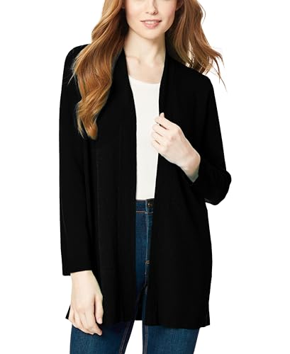 Image of Jones New York Womens Icon Open Front Cardigan Sweater