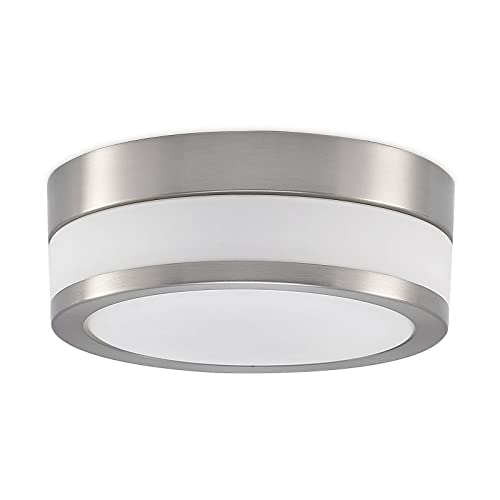 Lindby Deckenlampe Badezimmerlampe, spritzwassergeschützt IP44, Badlampe, Deckenleuchte Badleuchte ø 23 cm, 230V, 2xE27 max. 60W, ohne Leuchtmittel Cover