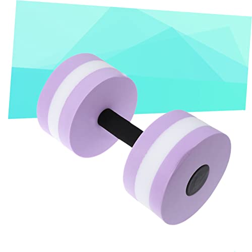 Mancuernas EVA para ejercicio acuático púrpura miniatura 5