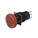 16MM Emergency Stop Switch, Red and Black, Industrial Push Button, 3-Pin/6-Pin Configuration, Large Head Design, CB16-11ZS Model (CB16-22ZS)