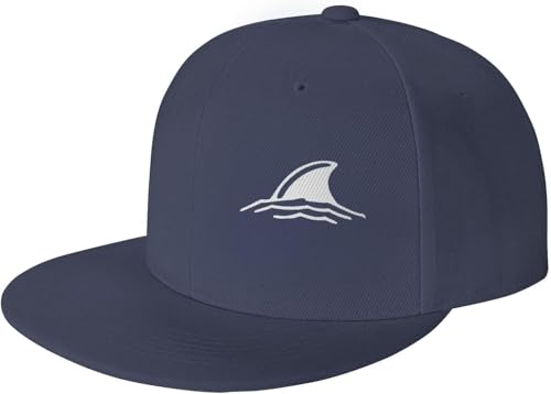 Shark Fin in Water Adjustable Outdoor Baseball Hat Flat Hat