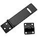 Price comparison product image Merriway® BH01734 Light Safety Hasp and Staple Japanned, 75mm (3 inch) - Black