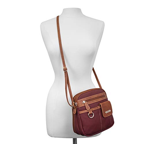 Multisac North South Mini Zip Around Crossbody Bag