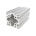 HHBL8I Industrial Aluminum Alloy Profile 100100W-10 250mm M14 Aluminum Large Equipment Bracket Rail Beam Convert M8(M14 with Screw)