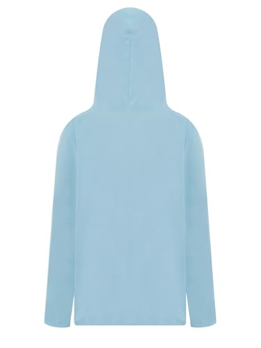 TiaoBug Kids Girls Boys Sun-Protective Clothing Long Sleeves Zipper UV Blocking Hooded Jacket Outerwear2