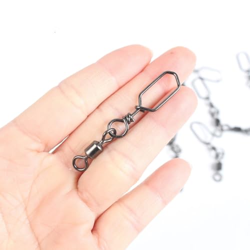 50 conectores cuadrados reforzados para pesca 50 piezas miniatura 4