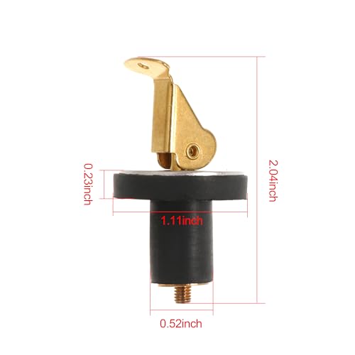 Image of Boat Drain Plug Brass Boat Plug Snap Rubber Plugs Deck Plug for Boat Marine Twist Accessories