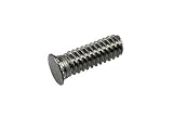 Unicorp EFHS-0420-8 Round Captive Stud Flush Threaded, 1/4-20 THD x .500 lg, Stainless QTY-25