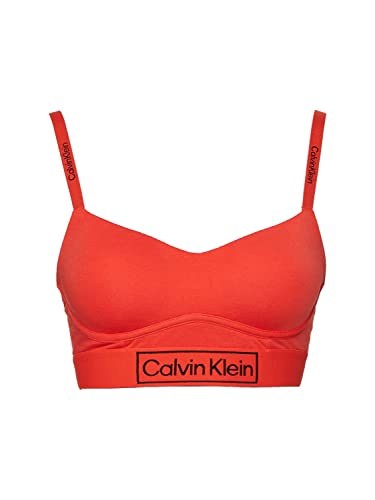 Calvin Klein Damen Lght Lined 000QF6770E Bralette, Rot (Tuscan Terra...