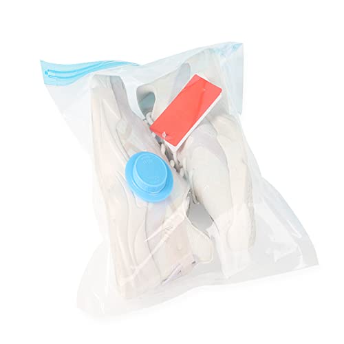 GoldRock Bolsas de almacenamiento al vacío (4 unidades) Ahorra un 80% en el almacenamiento de ropa bolsas de vacío para mantas, ropa de cama, sello de compresión para guardar armarios Cover