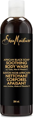 Unilever Shea Moisture Soothing Body Wash for dry skin African Black Soap paraben free 384 ml