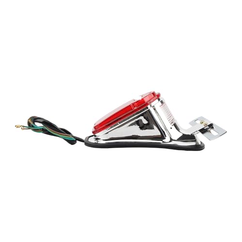 Luz trasera de freno para motocicleta chopper y matrícula bobber 4