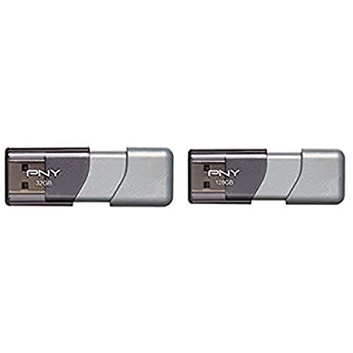 PNY Turbo 32GB USB 3.0 Flash Drive - P-FD32GTBOP-GE and PNY Turbo 128GB USB 3.0 Flash Drive - (P-FD128GTBOP-GE)