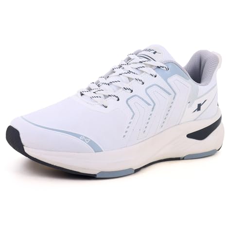 Image of SPARX Sports Running Shoes for Men - Lightweight Breathable Lace-Up Athletic Shoes with Cushioned Comfort, Shock Absorption, Durable Grip, Flexible Sole & Everyday Walking Performance