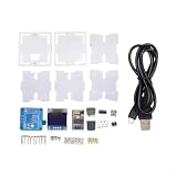 Orologio meteo WiFi, kit fai da te, tempo temperatura, WiFi, orologio meteo