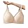 Jiuday BH ohne Bügel Push Up Damen BHS Große Brüste Starker Halt Spitze Bequemer Soft Nahtloser Anti Sag BH Gepolstert Seamless Bralette (Beige,XL)