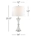 Regency Hill Luca Modern Table Lamps 25.5