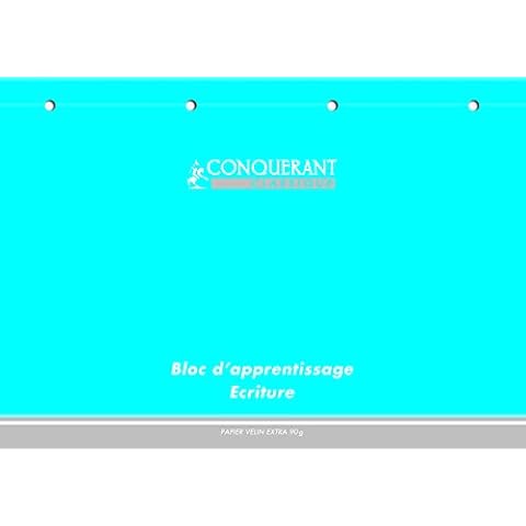 Bloc d'apprentissage Conquérant A4 Cover
