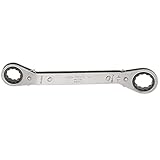 Fully Reversible Ratcheting Offset Box Wrench, 3/4-Inch by 7/8-Inch Klein Tools 68242