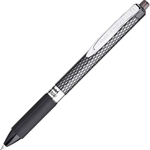 Pentel Oh! Gel Retractable Gel Pen, Medium Line, Black Ink, Box Of 12 (K497-A) #TOP5