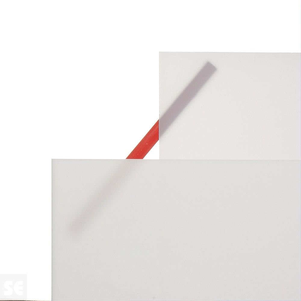 Metacrilato Translúcido Nieve - 200x100 cm x 4 mm