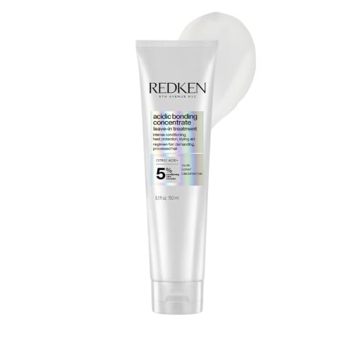 Image of Redken Acidic Bonding Concentrate Bond Repair Leave-in Treatment, 150 ml | Professional Bond Strengthening Leave-in Treatment and Heat Protectant for smoother, frizz-free hair.