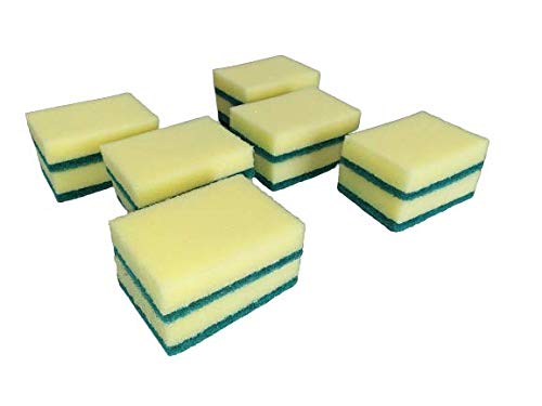 BUFFKING SCRUB SPONGE 2in1 PAD for KITCHEN, SINK, BATHROOM CLEANING SCRUBBER - VALUE PACK of 12 PCS (B08D7NPPDS) Amazon Price History, Amazon Price Tracker