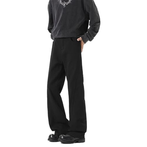 Pantalon cargo de travail homme en coton patchwork vintage style charpentier