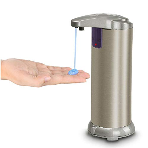 Preisvergleich Produktbild Getue Seifenspender Automatisch 300ML Elektrischer Seifenspender Automatischer Seifenspender Sensor Seifenspender für Küchen und Badezimmer (Gold)