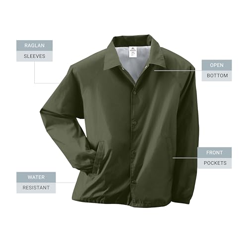 Image of Augusta Sportswear mens Nylon Coach's Jacket /Lined