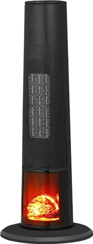 ARDES | AR4P22FP ATMO Termoventilatore Torre Ceramica Con Effetto Fiamma LED Timer 12 Ore e...