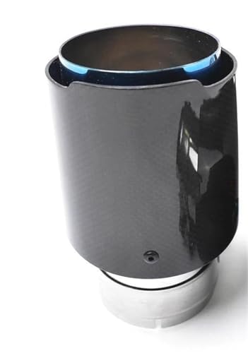 Silencieux d'échappement pour rénover un pot de voiture abîmé carbone brillant