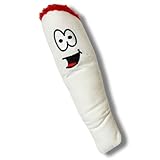 PAW:20 My Name is Jay, Cute Stuffed Parody Joint Dog Toy, Funny Squeaky Weed Toy, Cool Plush Novelty 420 Gift for Pets, Sized for Puppies & Small, Medium & Large Breeds, Fetch & Photo Prop