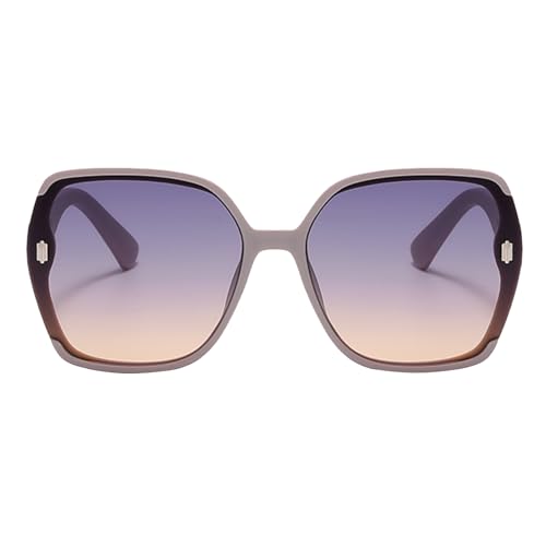 Lentes de sol de para mujer, marcos cuadrados polarizados retro, lentes ligeros con protección UV400 para y comodidad durante todo el día, conciertos, deportes diarios, vacaciones, playa