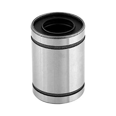 Estink 8pcs LM10UU Linear Motion Bearing Slide Bearing Linear Bushing 10mm Inner Diameter Double Sealed for 3D Printer CNC Engraving Machine