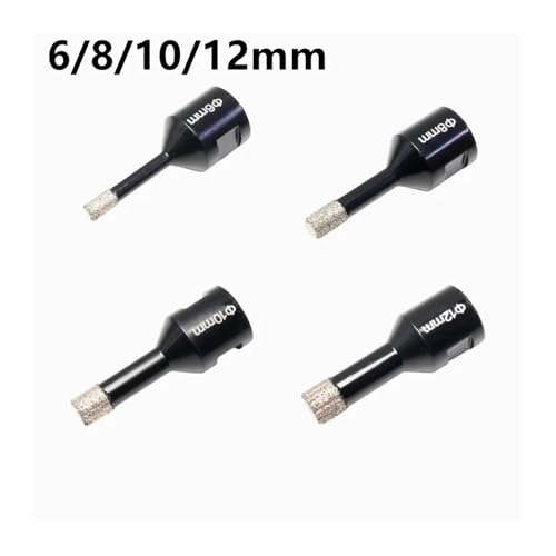 Juego de brocas de diamante seco M14 4 piezas miniatura 2