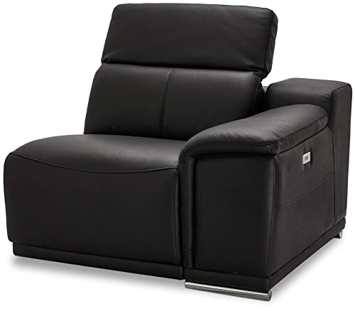 Ibbe Design Modul Sofa Schwarz Leder 1 Sitzer mit Armlehne Rechts...