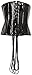 Daisy Corsets Women's Black Patent PVC Vinyl Underbust Corset, Large