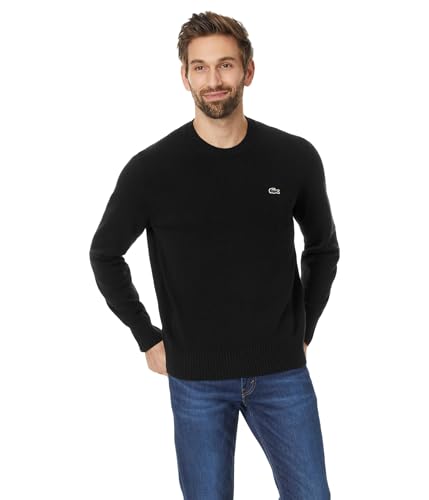 Lacoste Men's Carded Wool Crew Neck Sweater