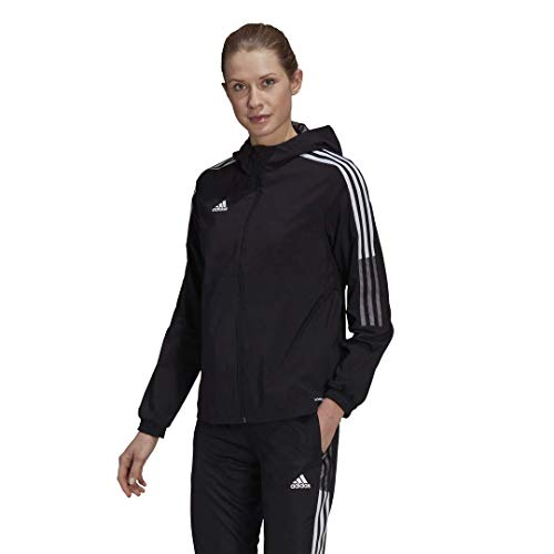adidas womens Tiro 21 Windbreaker Black Large
