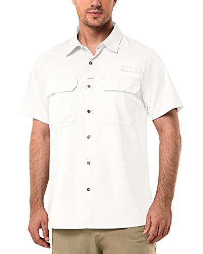 33,000ft Hemd Herren Kurzarm UPF50+ UV Schutz Outdoorhemd Schnelltrocknend...