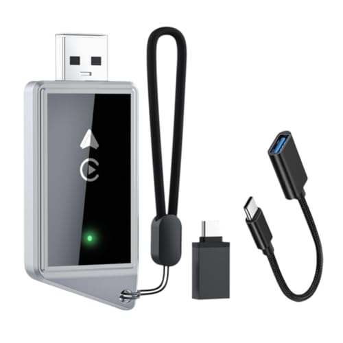 Dongle USB CarPlay inalámbrico Jnchdghwa con adaptador Android Auto 2 en 1 WiFi 2.4G 5.8G