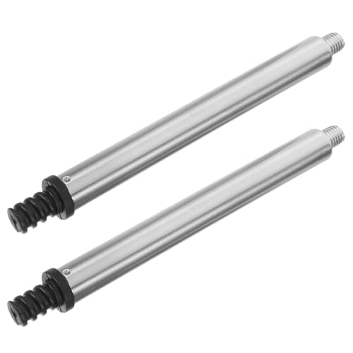 Image of Ipetboom Toilet Brush Handle Accessory 2 Pack Threaded Connector Self-Locking Brush Handle Adapter for Toilet Pole Replacement 6.88 in Bathroom Cleaning Tool Parts