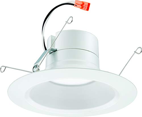 Lithonia Lighting E-Series 5-6 in. LED Round Downlight 3000K Warm White, Smooth Module, White (65SEMW LED 30K 90CRI M6)