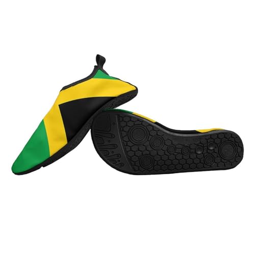Jamaica Flag Water Shoes for Women Men Quick-Dry Aqua Socks Swim Beach Barefoot Yoga Surf Pool Camping2