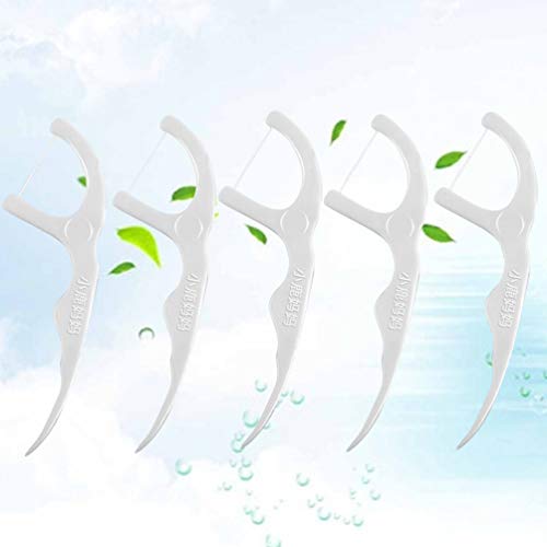 EXCEART 200 Pcs Fio Dental Varas Frescas Limpa Fio Pega Sedoso Conforto Fio Dental para Remover a Pl